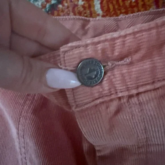 Patagonia Pink Corduroy Shorts Stand Up Size 18 - Picture 4 of 9